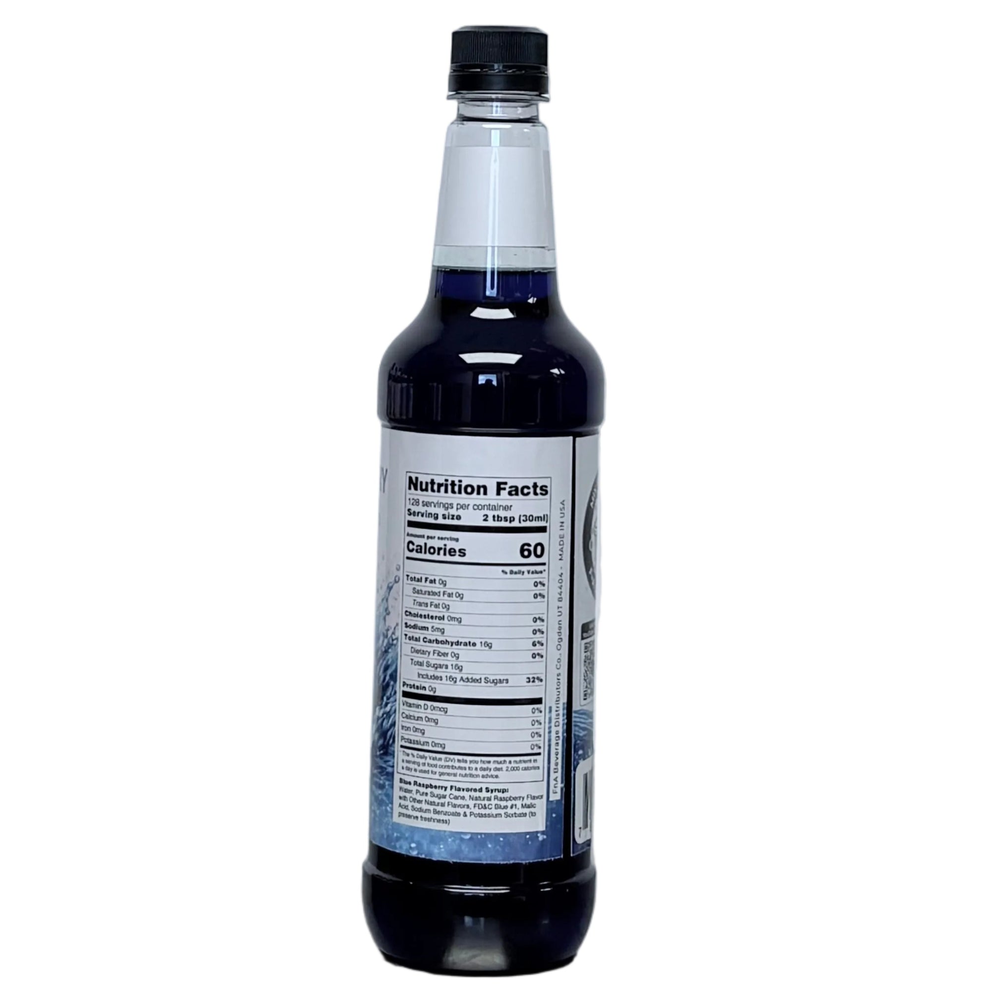 FnA Beverage Blue Raspberry Soda Syrup