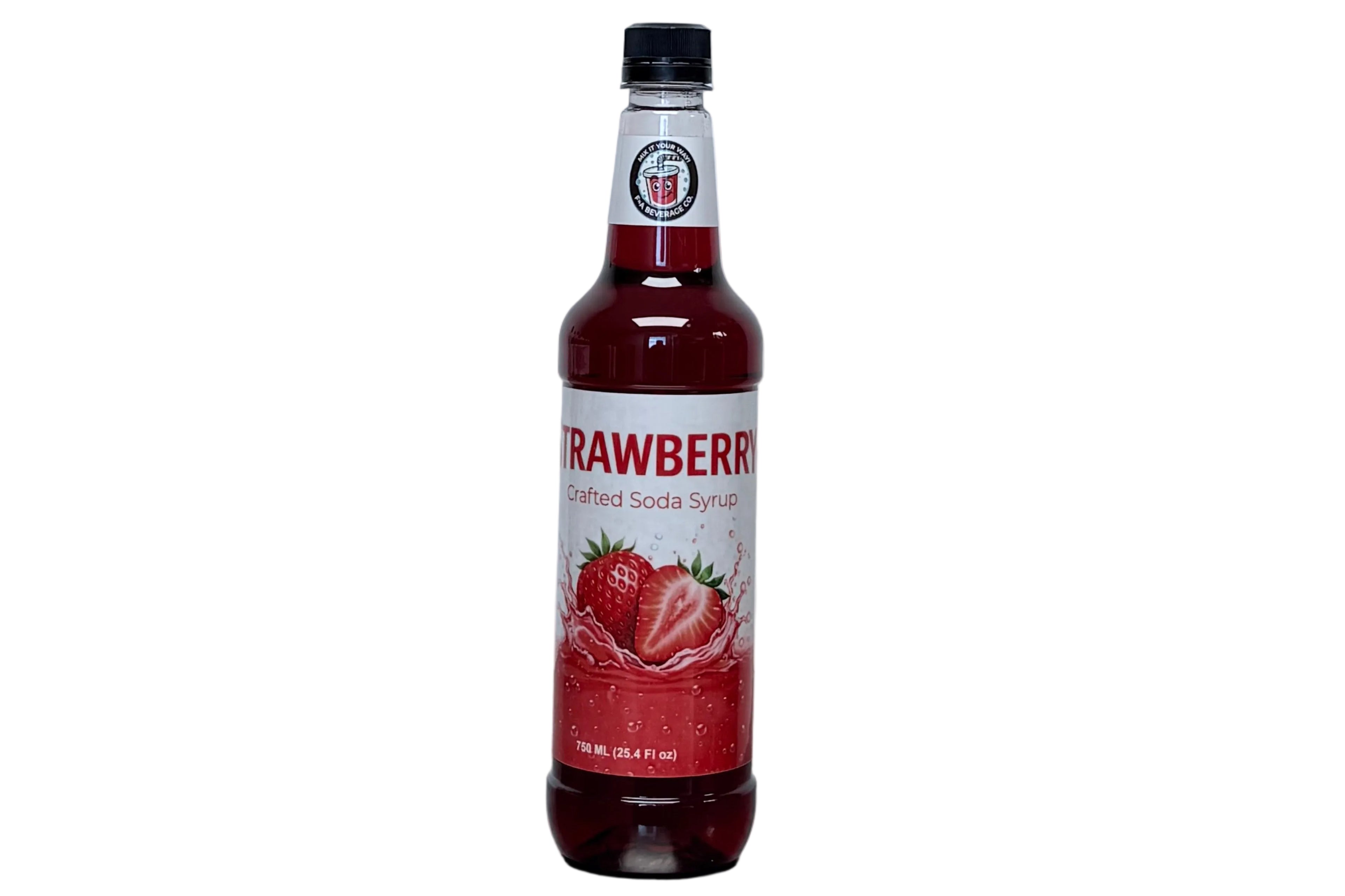 FnA Beverage Strawberry Soda Syrup