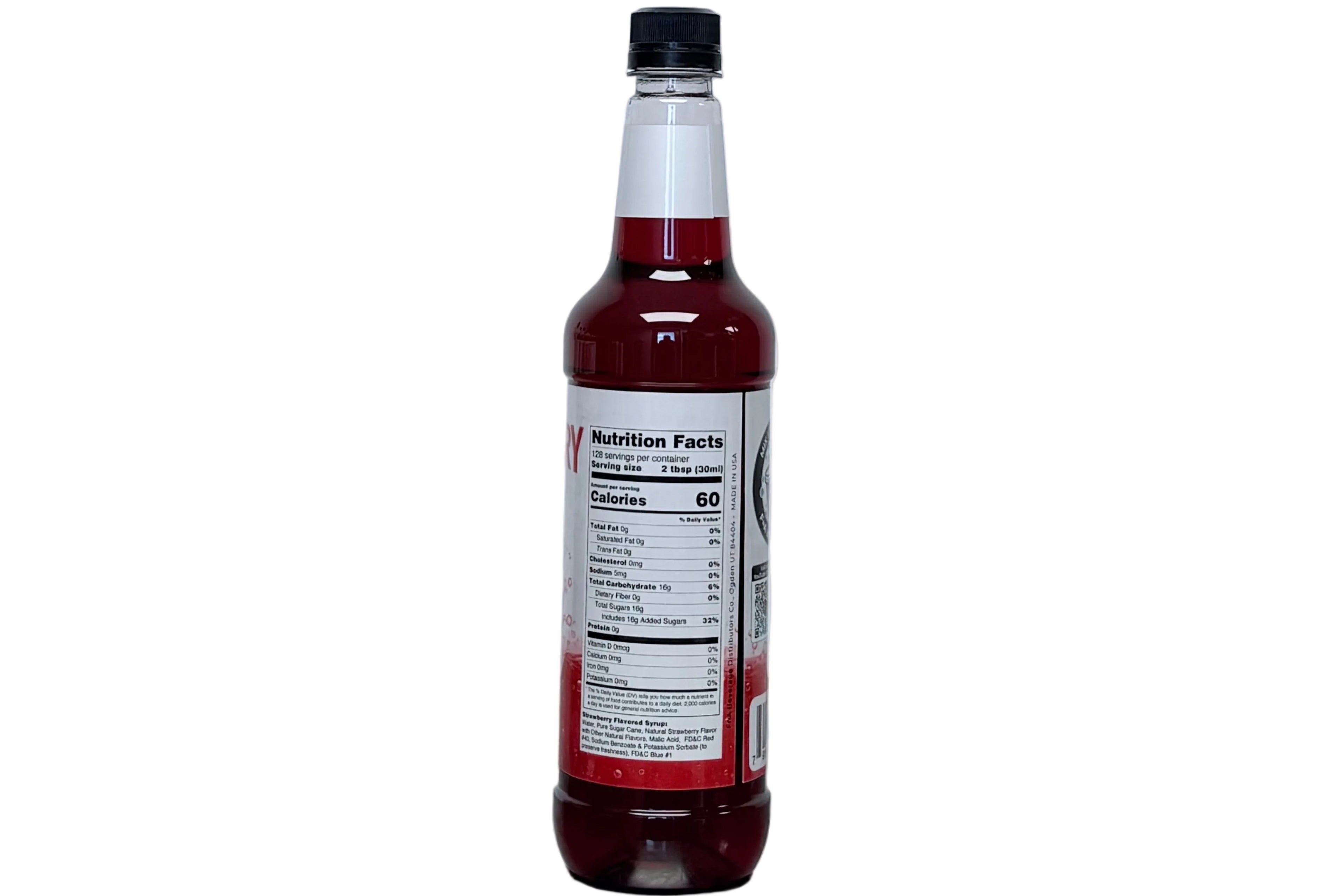 FnA Beverage Strawberry Soda Syrup