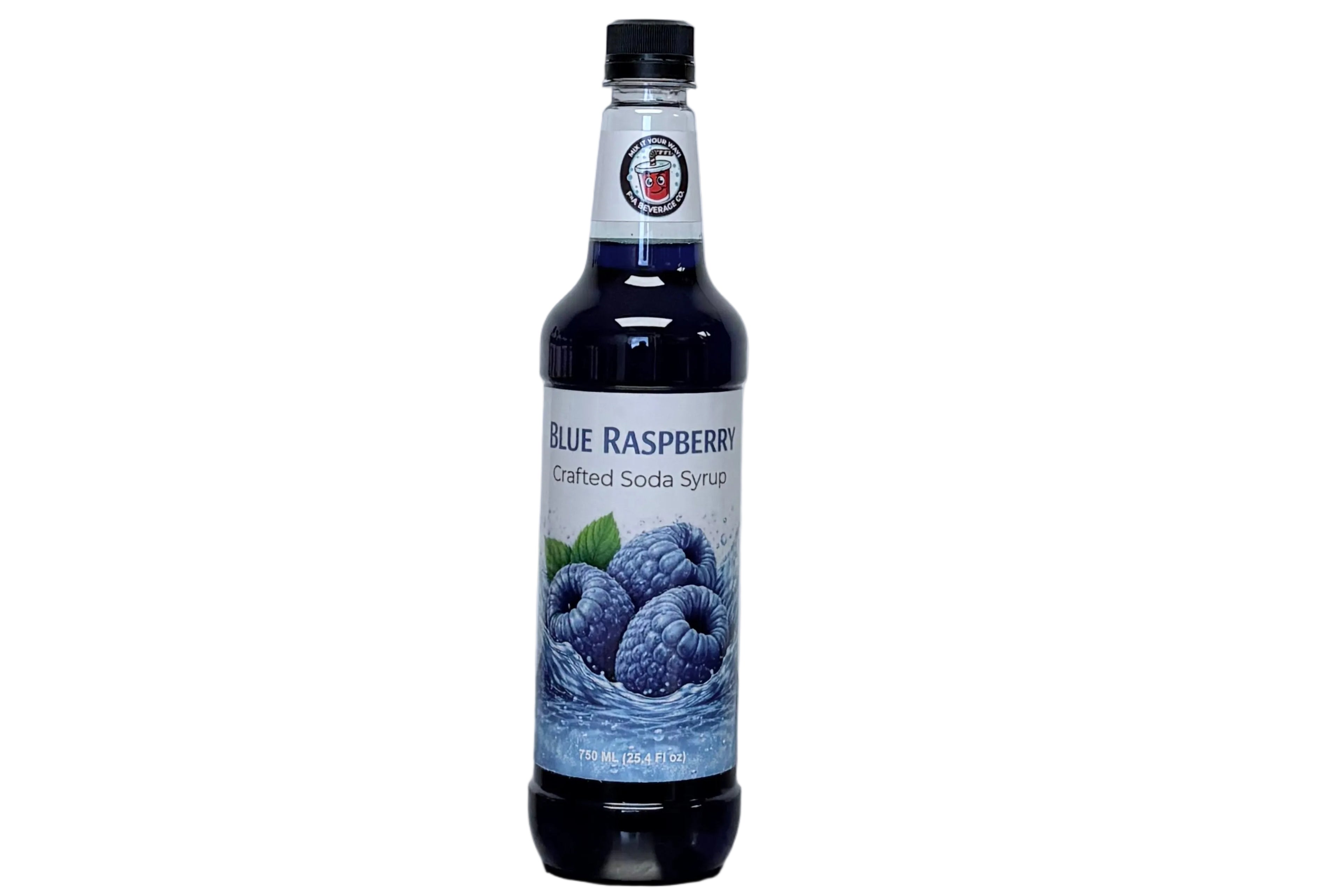 FnA Beverage Blue Raspberry Soda Syrup