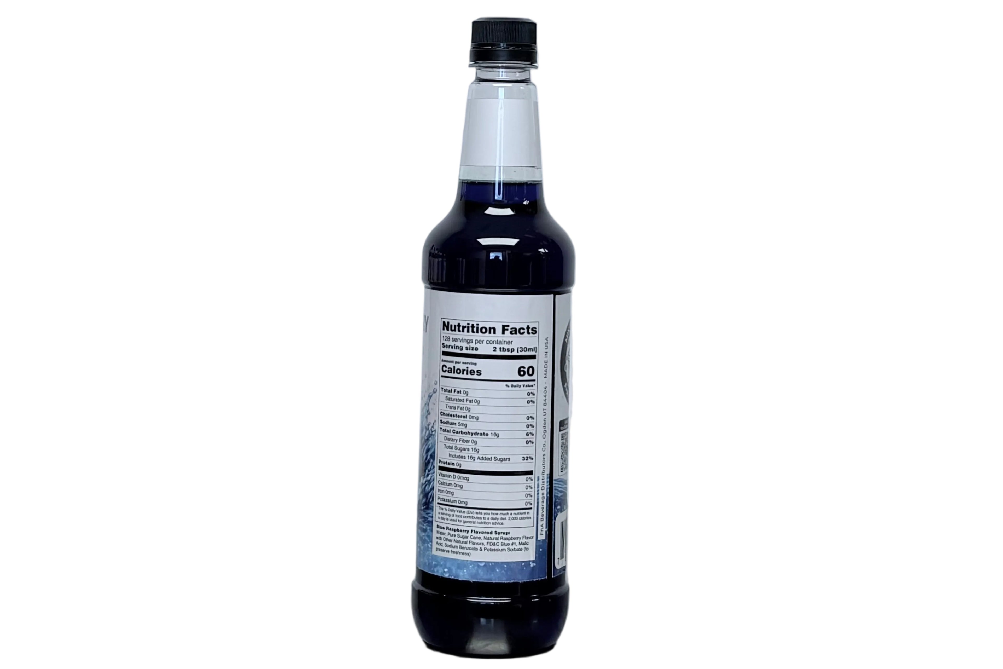 FnA Beverage Blue Raspberry Soda Syrup