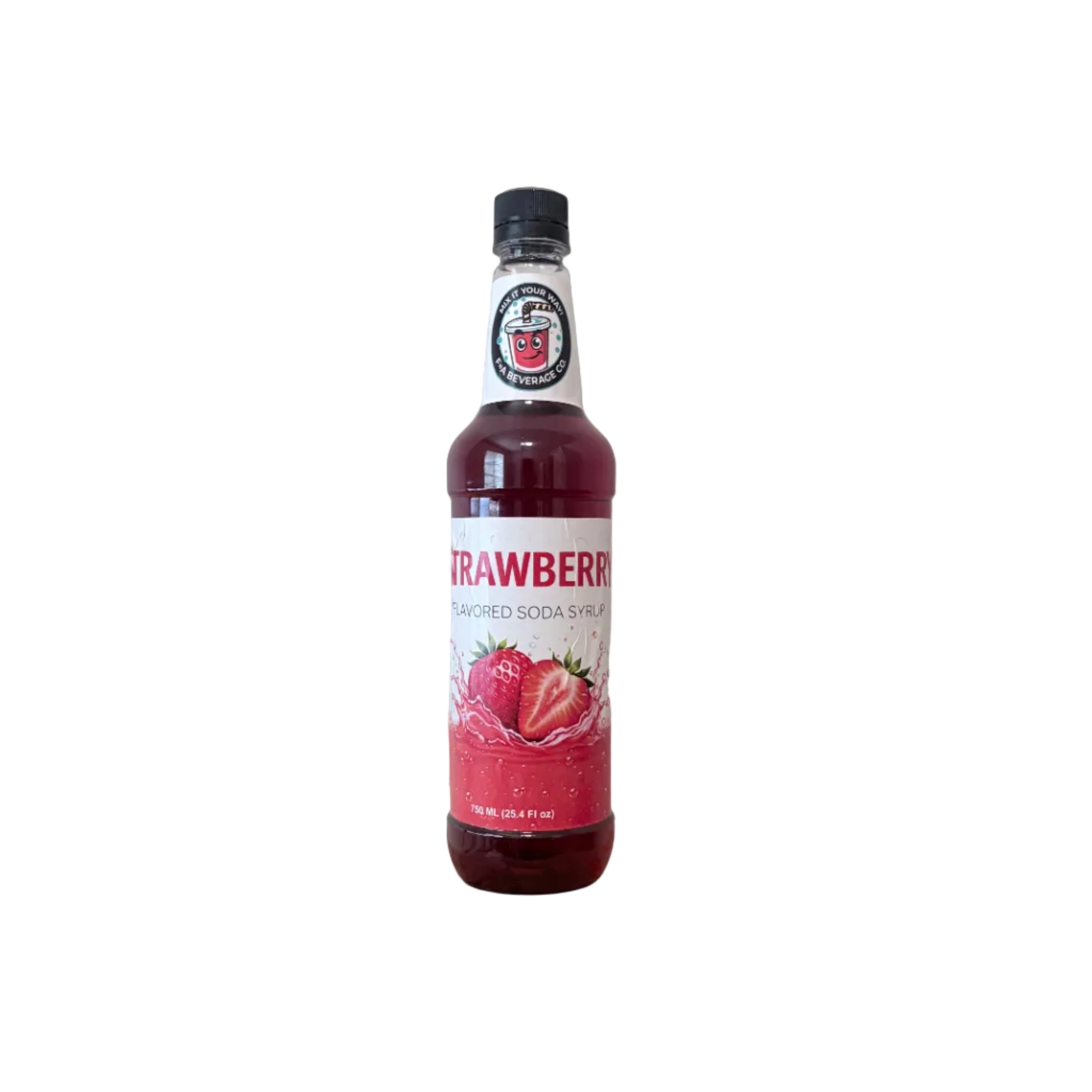 FnA Beverage Strawberry Soda Syrup